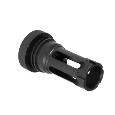 Yankee Hill Machine Phantom 5.56 Quick Detach Flash Hider - 556NATO, 1/2x28, Fits AR Rifles, Black Finish
