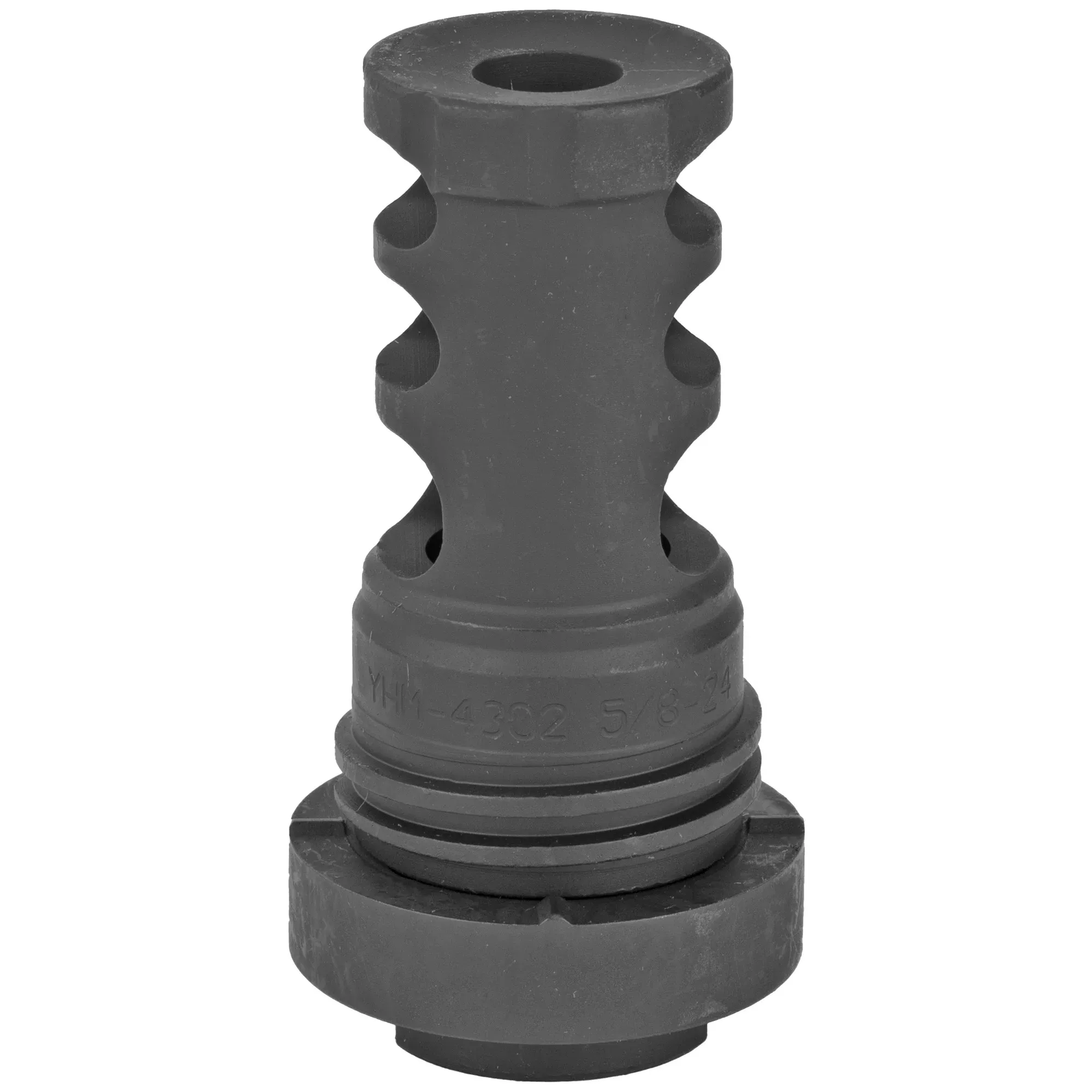Yankee Hill Machine Phantom Quick Detach Muzzle Brake, 5/8x24 .30 Cal Black YHM-4302-MB-24A