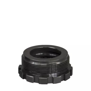 Yankee Hill Machine Titanium Kurz QD Adapter - 1-3/8-24 Rear Mounting Threads, Matte Black Finish