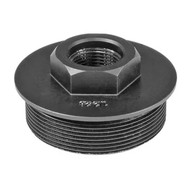 Yankee Hill Machine Universal Suppressor Mount - 1/2-28" Thread, Melonite QPQ Black Finish