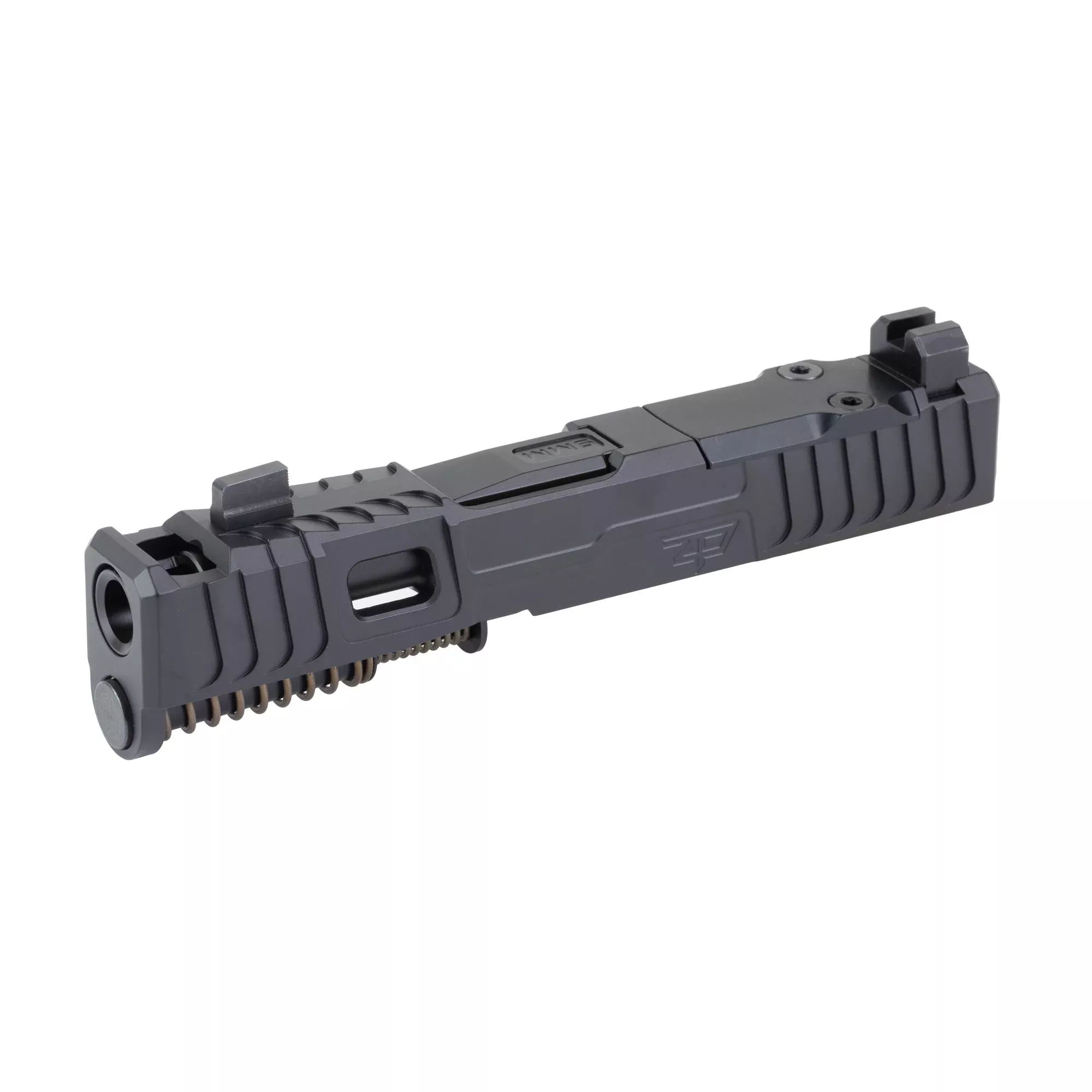 Zaffiri Precision IBS Complete Slide for GLOCK 43X RMR Cut Black Cerakote CU-G43-IBS-RMSc-BLK-CP-BN-BLNK