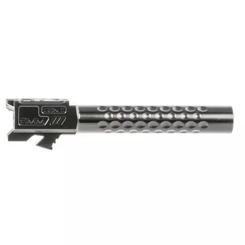 ZEV BBL17OPT5GDLC Optimized Match9mm Luger compatible with Glock 17 Gen 5 Black DLC