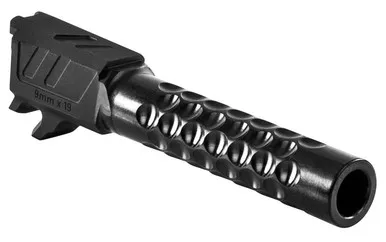 ZEV BBLZ365XLPRODLC Pro Replacement Barrel 9mm Luger 3.70" Black DLC Finish 416R Stainless Steel Material with Dimples for Sig P365XL