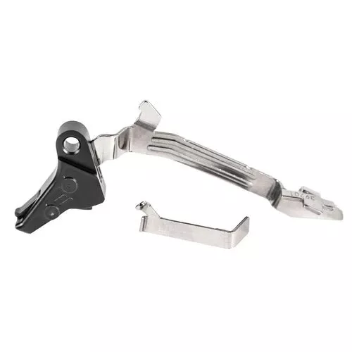 ZEV FFTPROBAR5GBB Pro Trigger BAR Kit with Black Safety Compatible with Glock 17, 19, 19x, 26, 34 Gen 5 Flat