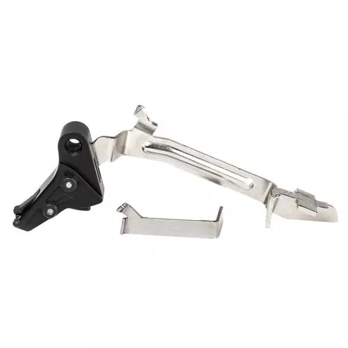 ZEV FFTPROBARSMBB Pro Trigger BAR Kit with Black Safety Compatible with Glock 17, 17L,19, 22, 23, 26, 27, 31-33, 35 Gen 1-4 Flat