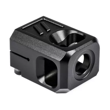 ZEV Technologies Pro Comp V2 9MM Compensator - Black,1/2X28