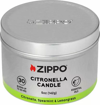Zippo Outdoor Citronella Candle with Spearmint & Lemongrass